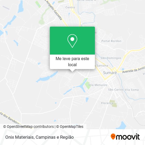 Onix Materiais mapa