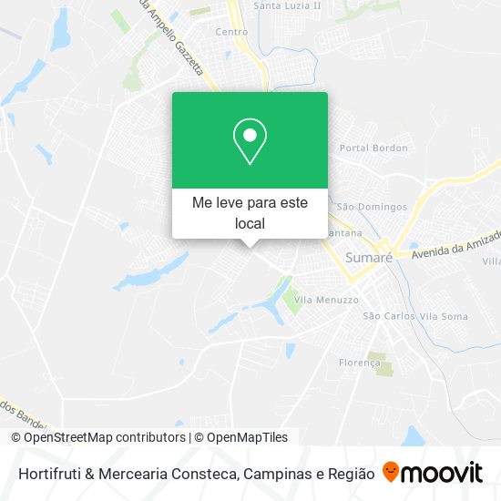 Hortifruti & Mercearia Consteca mapa