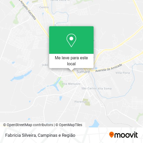 Fabrícia Silveira mapa