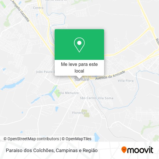 Paraíso dos Colchões mapa