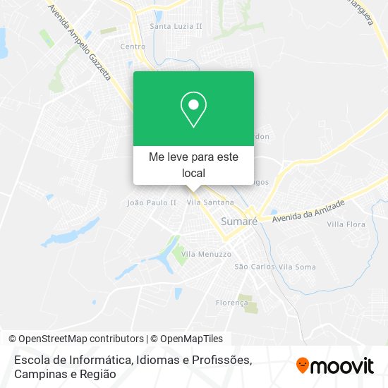 Escola de Informática, Idiomas e Profissões mapa