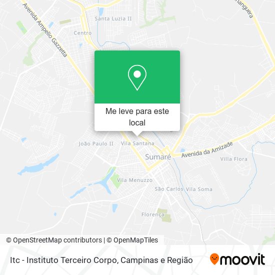 Itc - Instituto Terceiro Corpo mapa