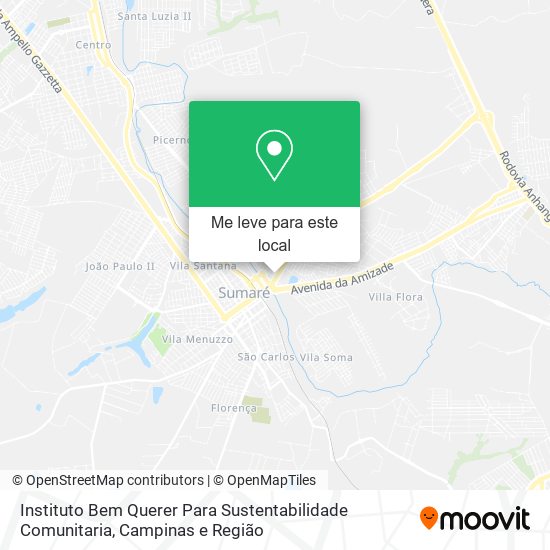 Instituto Bem Querer Para Sustentabilidade Comunitaria mapa