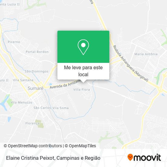 Elaine Cristina Peixot mapa