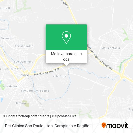 Pet Clinica Sao Paulo Ltda mapa