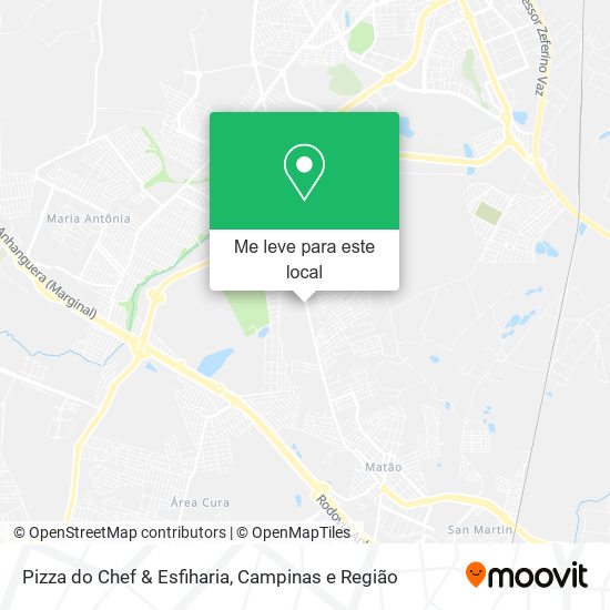 Pizza do Chef & Esfiharia mapa