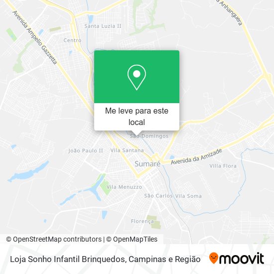 Loja Sonho Infantil Brinquedos mapa