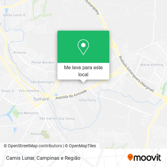 Camis Lunar mapa