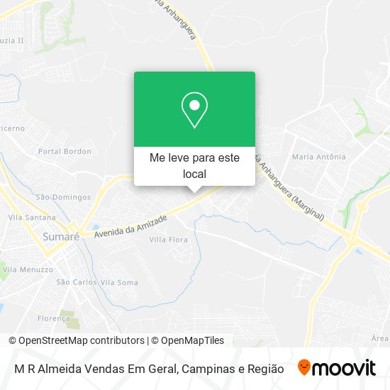 M R Almeida Vendas Em Geral mapa