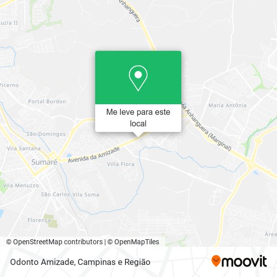 Odonto Amizade mapa