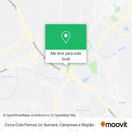 Coca-Cola Femsa Uo Sumaré mapa