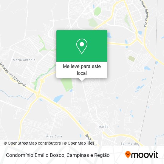 Condomínio Emílio Bosco mapa