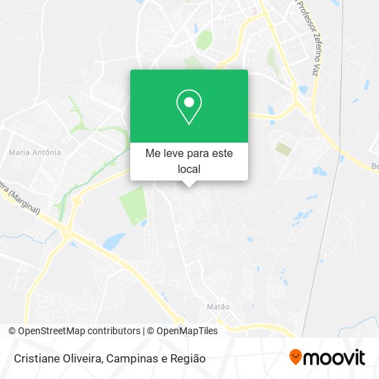 Cristiane Oliveira mapa