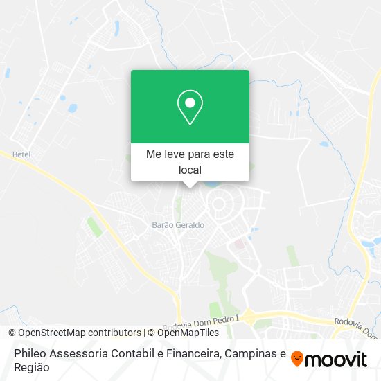 Phileo Assessoria Contabil e Financeira mapa