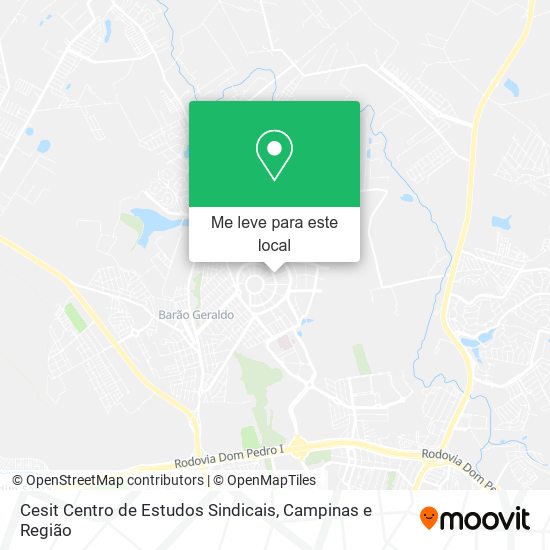 Cesit Centro de Estudos Sindicais mapa