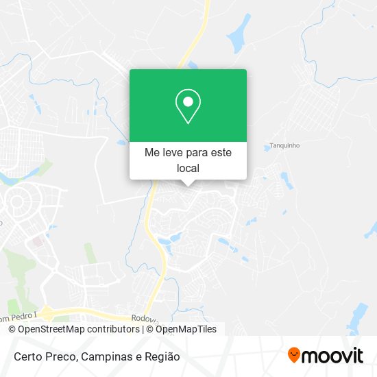 Certo Preco mapa