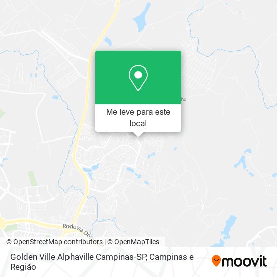 Golden Ville Alphaville Campinas-SP mapa