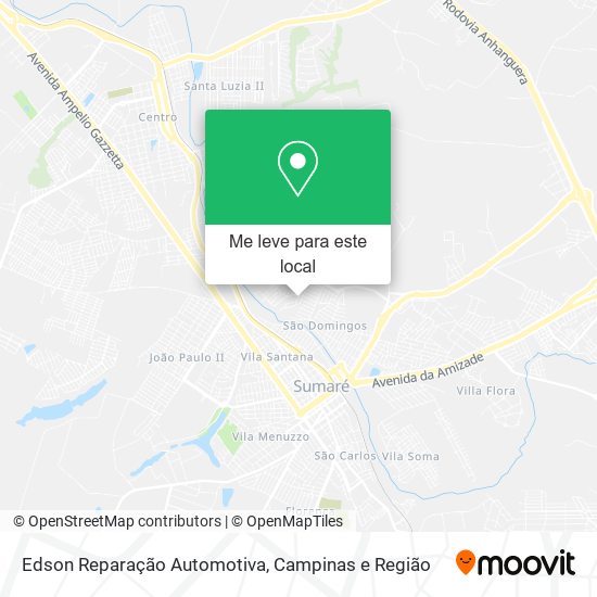 Edson Reparação Automotiva mapa