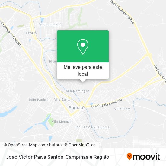 Joao Víctor Paiva Santos mapa