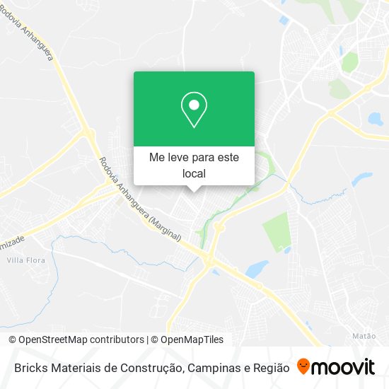 Bricks Materiais de Construção mapa