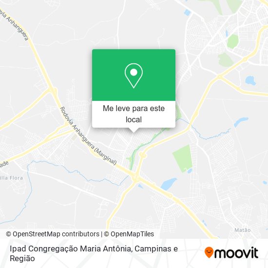 Ipad Congregação Maria Antônia mapa