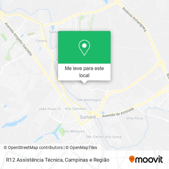 R12 Assistência Técnica mapa