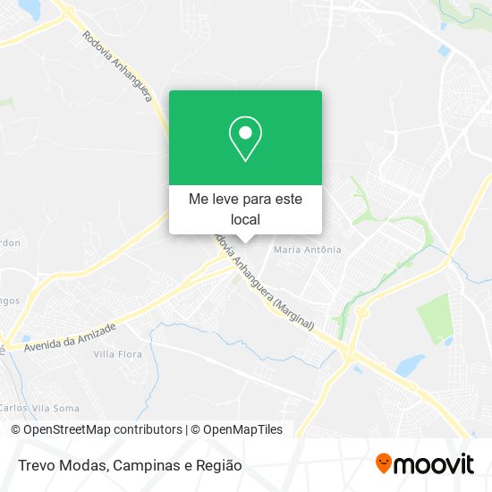 Trevo Modas mapa