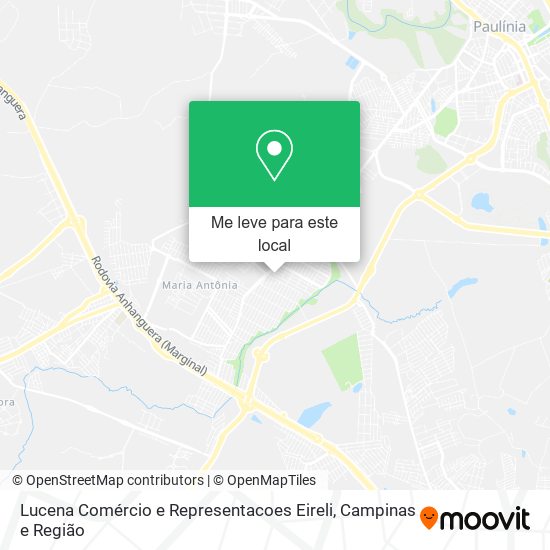 Lucena Comércio e Representacoes Eireli mapa