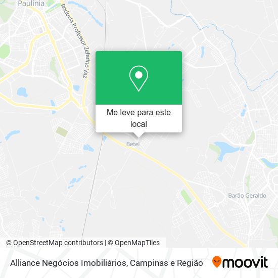 Alliance Negócios Imobiliários mapa