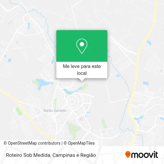 Roteiro Sob Medida mapa