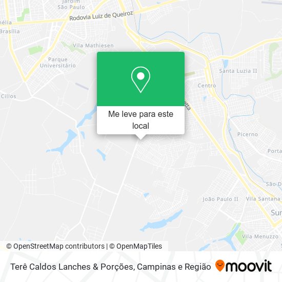 Terê Caldos Lanches & Porções mapa