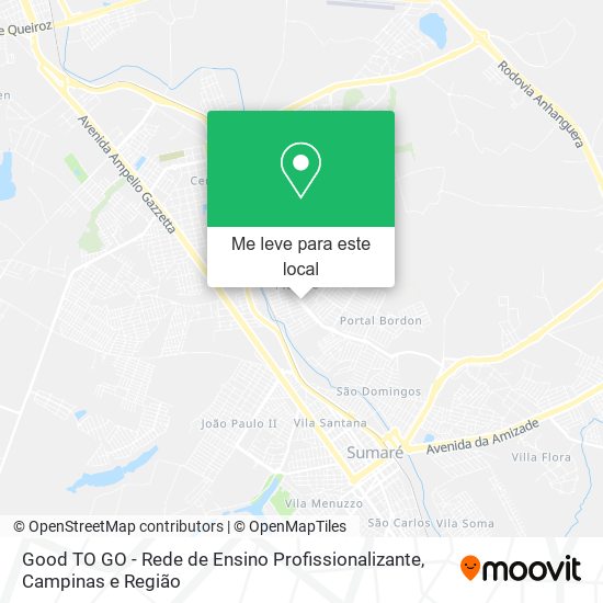 Good TO GO - Rede de Ensino Profissionalizante mapa