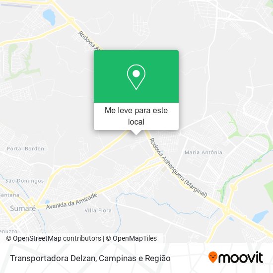 Transportadora Delzan mapa