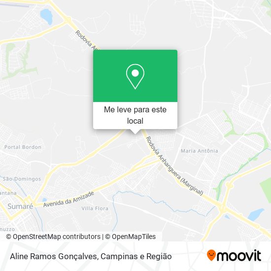 Aline Ramos Gonçalves mapa