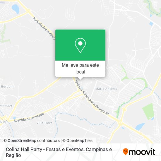 Colina Hall Party - Festas e Eventos mapa