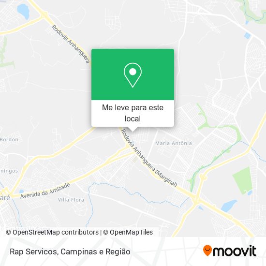 Rap Servicos mapa