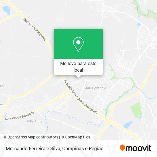 Mercaado Ferreira e Silva mapa