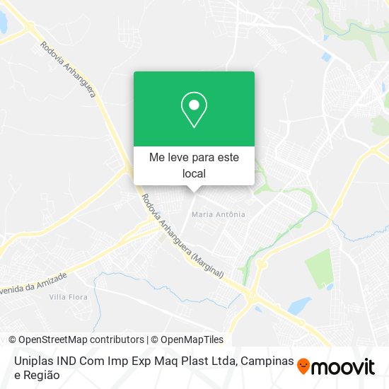 Uniplas IND Com Imp Exp Maq Plast Ltda mapa