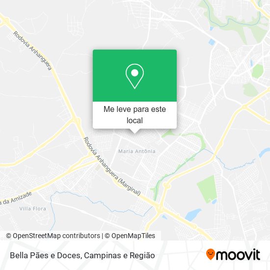 Bella Pães e Doces mapa