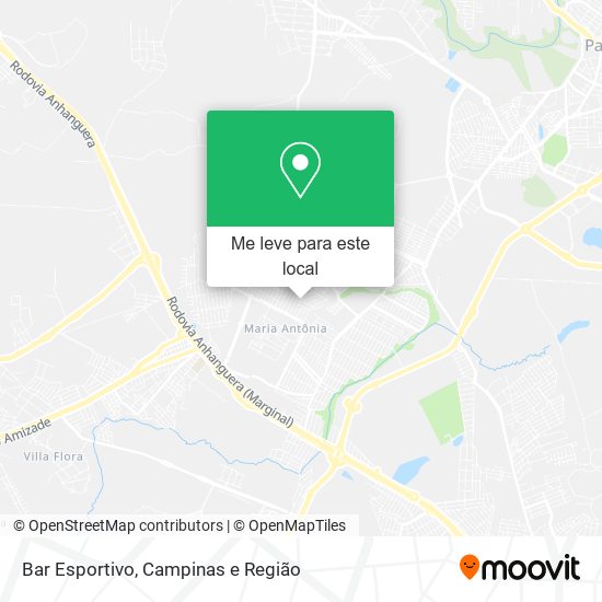 Bar Esportivo mapa