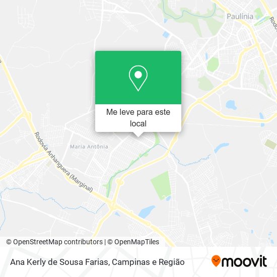 Ana Kerly de Sousa Farias mapa