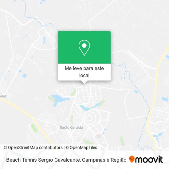 Beach Tennis Sergio Cavalcante mapa