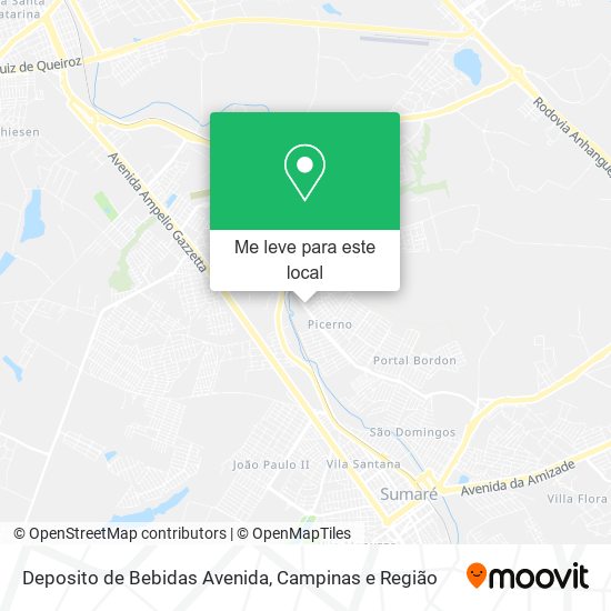 Deposito de Bebidas Avenida mapa