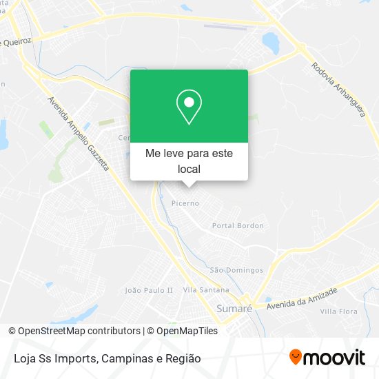 Loja Ss Imports mapa