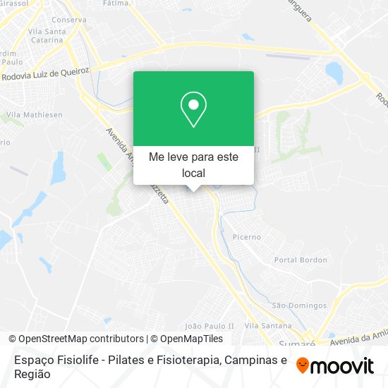 Espaço Fisiolife - Pilates e Fisioterapia mapa