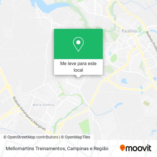 Mellomartins Treinamentos mapa