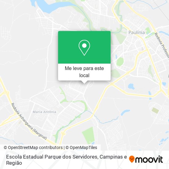Escola Estadual Parque dos Servidores mapa