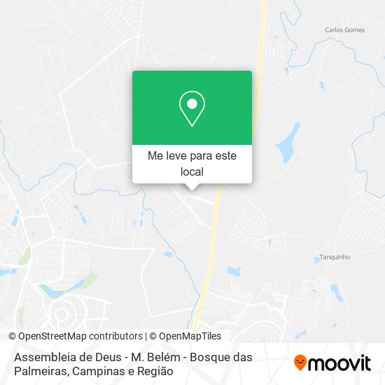 Assembleia de Deus - M. Belém - Bosque das Palmeiras mapa