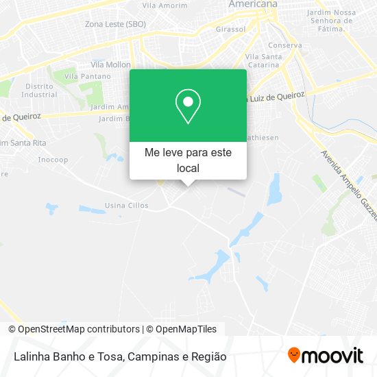 Lalinha Banho e Tosa mapa