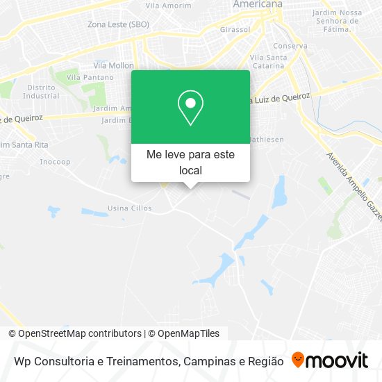 Wp Consultoria e Treinamentos mapa